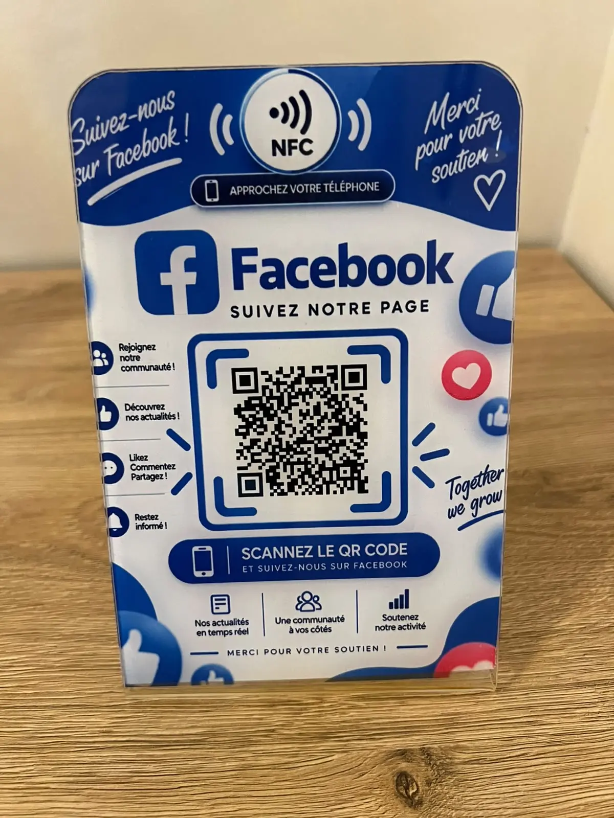 Facebook · Bleu
